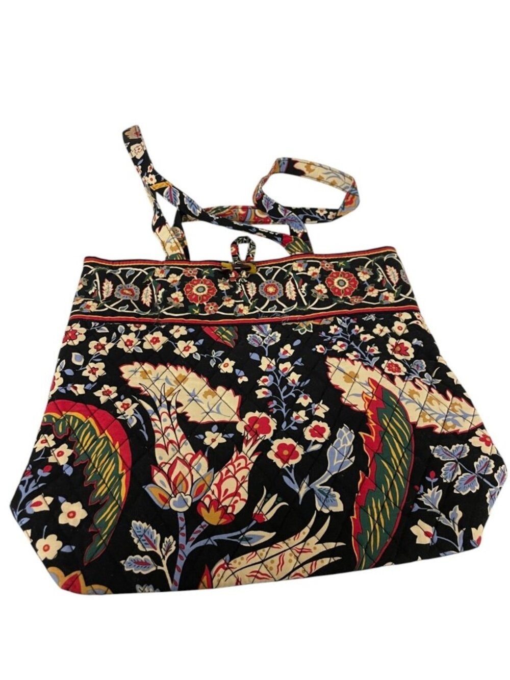 Vera Bradley Womens Tote Bag Retired Paisley Versailles Toggle Purse NWOT